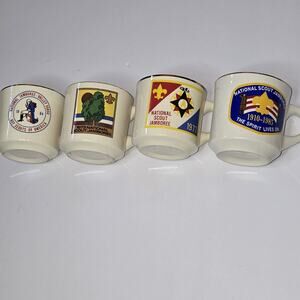 vintage boy scout national jamboree coffee mugs